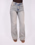 gold detail vinatge washed stretch jeans