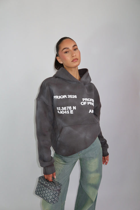 priority AMS-LDN hoodie grey