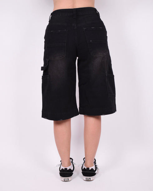 carpenter stretch jort black