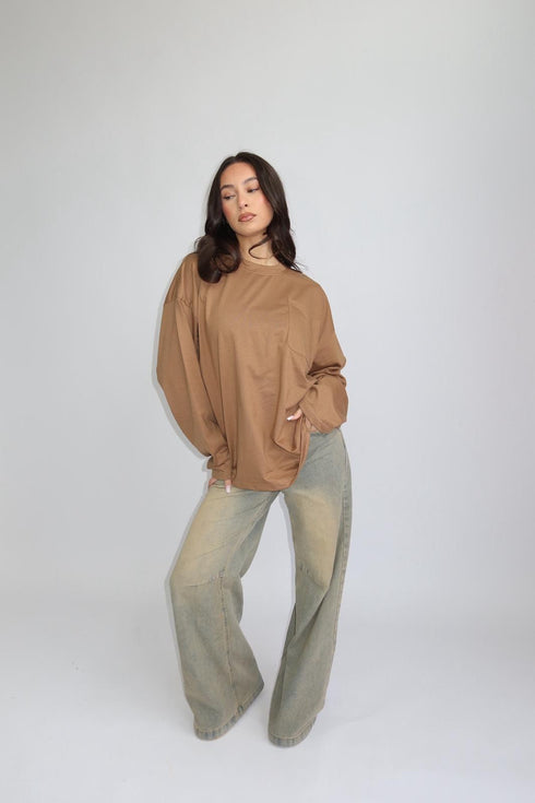 priority stay longsleeve mocca