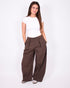 baggy Parachute pants brown