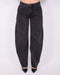 Dark grey Barrel stretch jeans