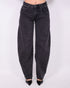 Dark grey Barrel stretch jeans