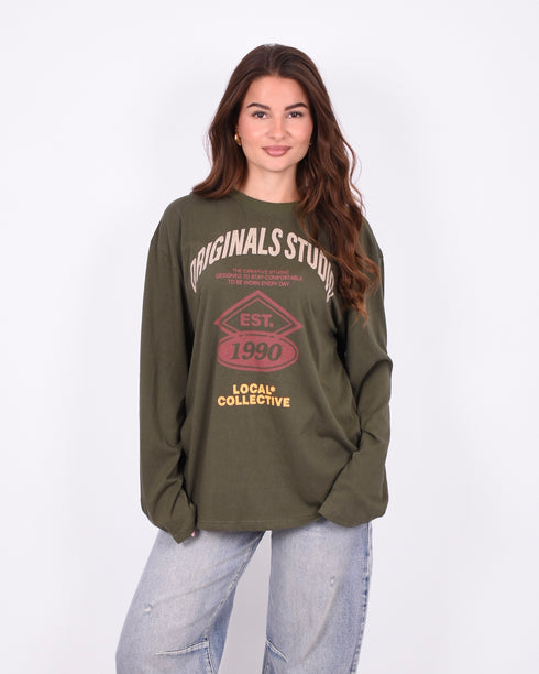 studio longsleeve green