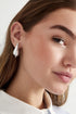 Drop diamond earrings