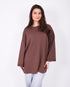 basic oversized t-shirt brown