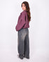 checkered bomber bordeaux