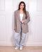 Oversized blazer taupe