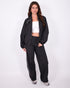 Jenna checkered jacket black