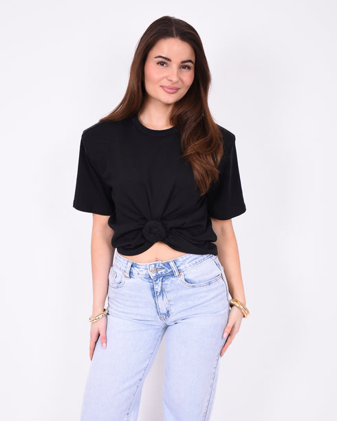 Knot tee black