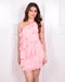 Ruffle dress pink