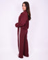 jacky striped pants bordeaux