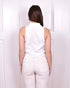Gilet top wit
