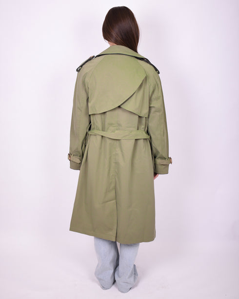 fall trenchcoat green