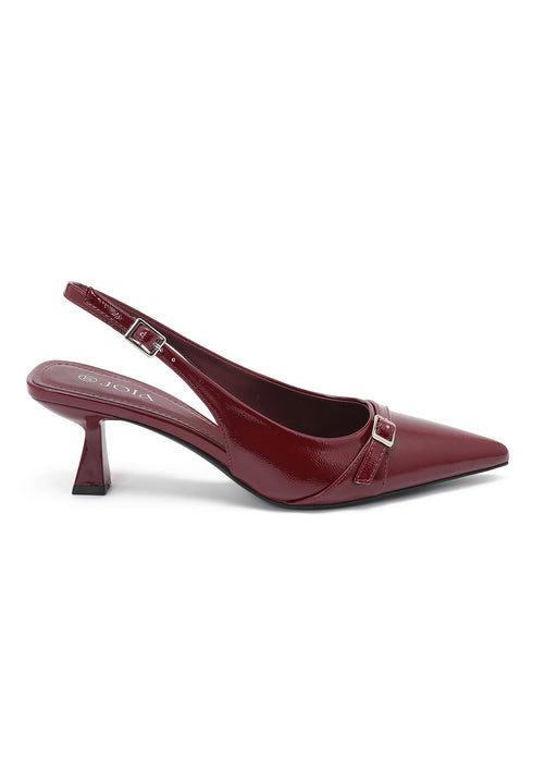 Buckle heels Bordeaux