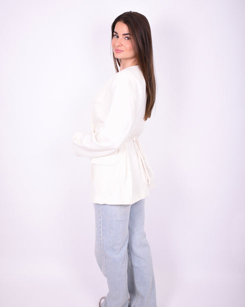 yasmin blazer ecru