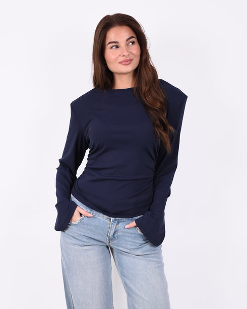 Snatch longsleeve top navy