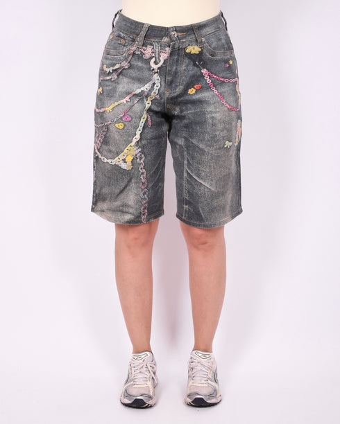 chain stretch jort