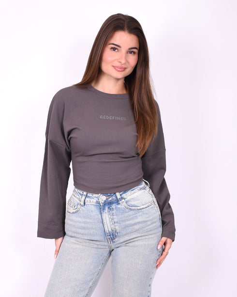 Redefined snatch long sleeve grey