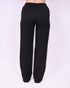 jacky striped pants black