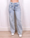 Double Straight leg stretch jeans Blue