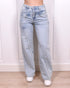 Double Straight leg stretch jeans Blue