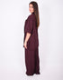bibi short sleeve blazer bordeaux