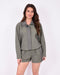 Polkadot set army green