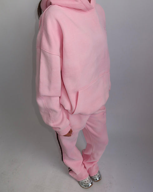 priority washed tracksuit pink