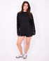 Lace short black