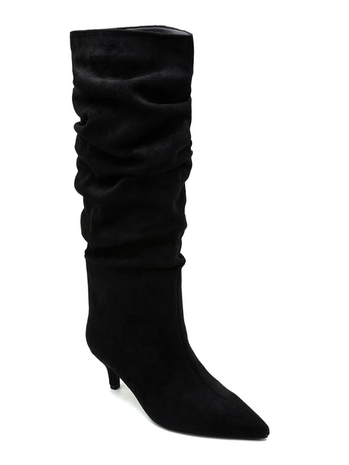 Slouchy boots black