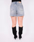 Liva Vintage washed stretch short