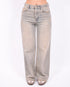 Vintage washed stretch jeans