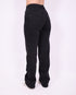 Tall wide leg stretch jeans black