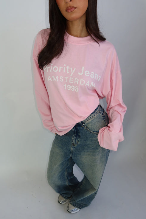 Priority Amsterdam longsleeve pink