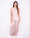 satin halter set taupe