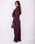 Alix Split blazer Bordeaux