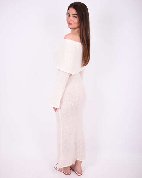 beach maxi dress creme