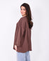 basic oversized t-shirt brown