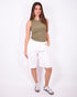studs tank top kaki