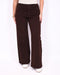 brown wide leg stretch jeans