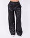 Leather pants black