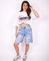 ripped stretch jort vintage blue 2.0