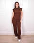 Two piece set nika Brown