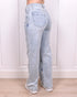 Double Straight leg stretch jeans Blue