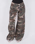 camo button jeans