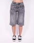 double stretch jort grey