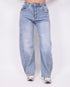 Petit barrel stretch jeans light Blue