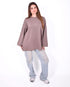 Oversized t-shirt taupe