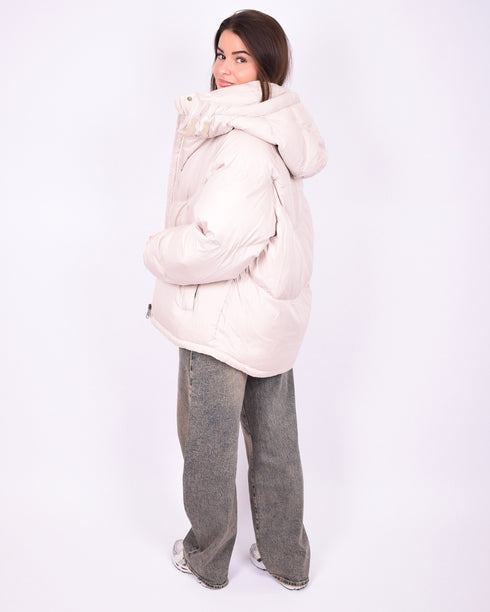 Puffer coat crème